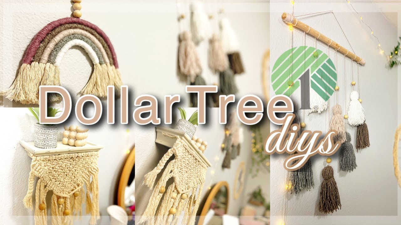 3 EASY DOLLAR TREE BOHO DIY DECOR