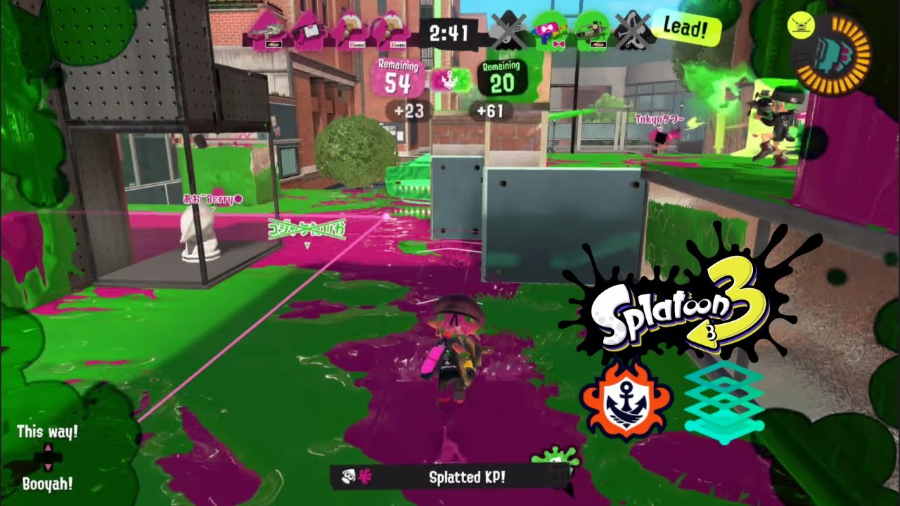 Splatoon 3 - Anarchy Battle (Series) Splat Zones gameplay #15