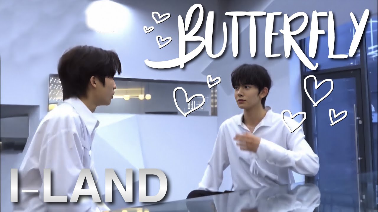 I-LAND - Heeseung & Geonu practicing &ldquo;Butterfly&rdquo; by BTS