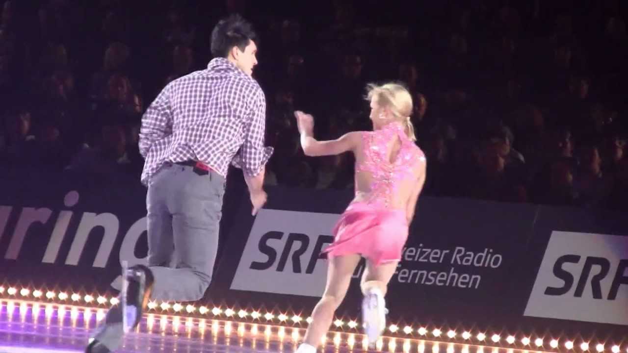 20130202 AOI Tatiana Volosozhar & Maksim Trankov with Leona Lewis Better In Time