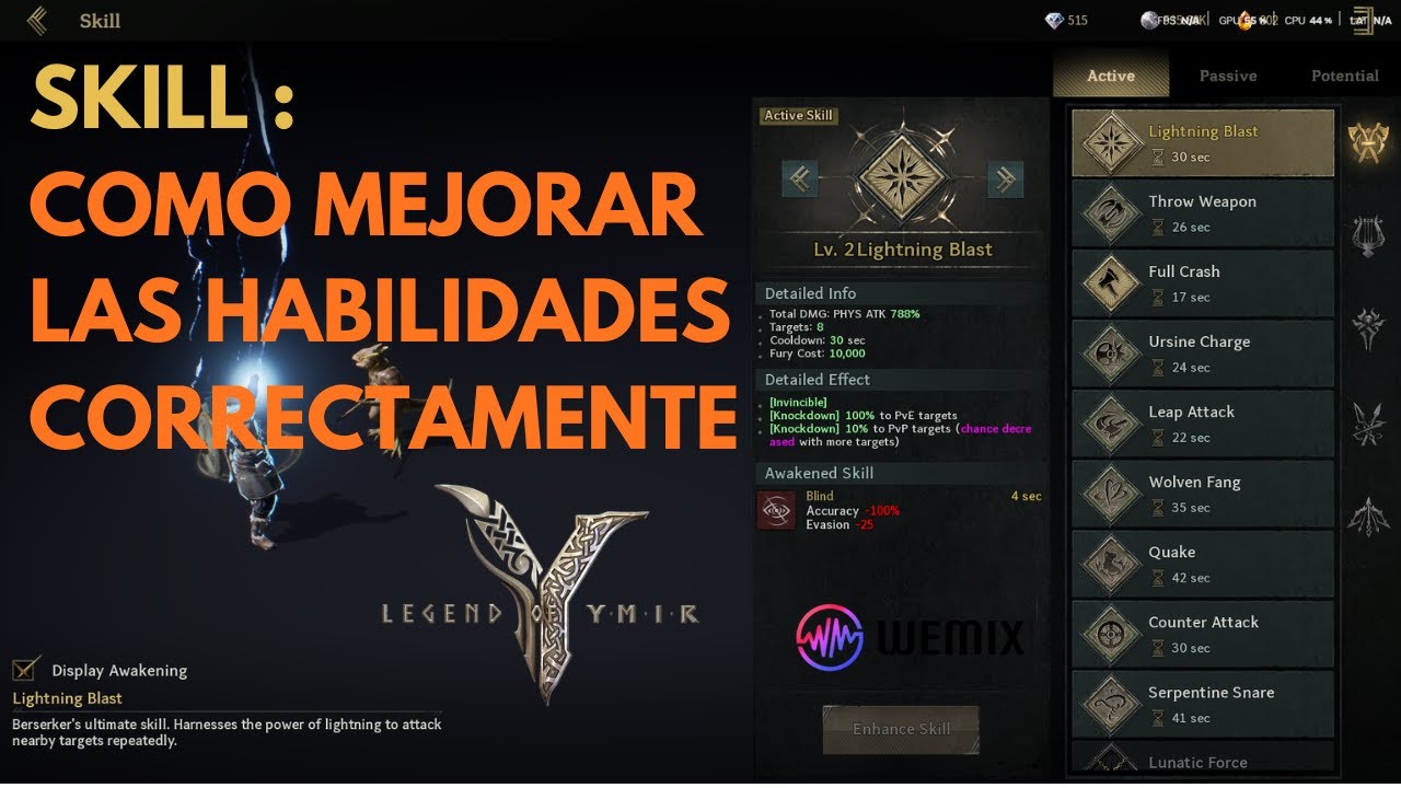 LEGEND OF YMIR: SUBIR HABILIDADES DE MANERA CORRECTA /  CONSEJOS Y TIPS Y GUIL SYNDAO