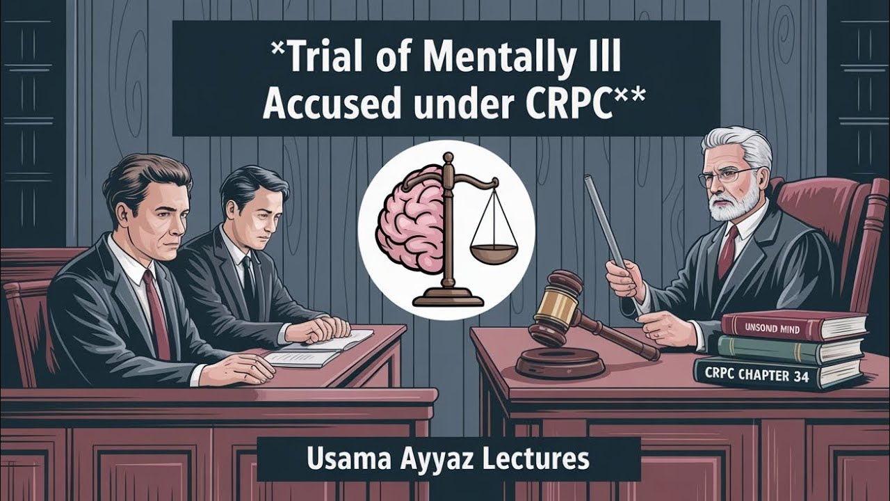Lunatic Trial under CrPC | Chapter 34 Explained (Sections 464–475)