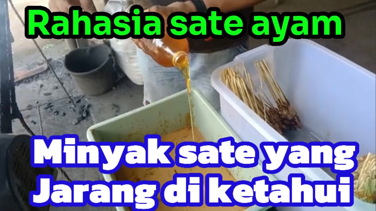 GUNAKAN CARA INI SAAT MEMBAKAR SATE…CARA MEMBAKAR SATE | TUTORIAL SATE AYAM.. RESEP SATE AYAM
