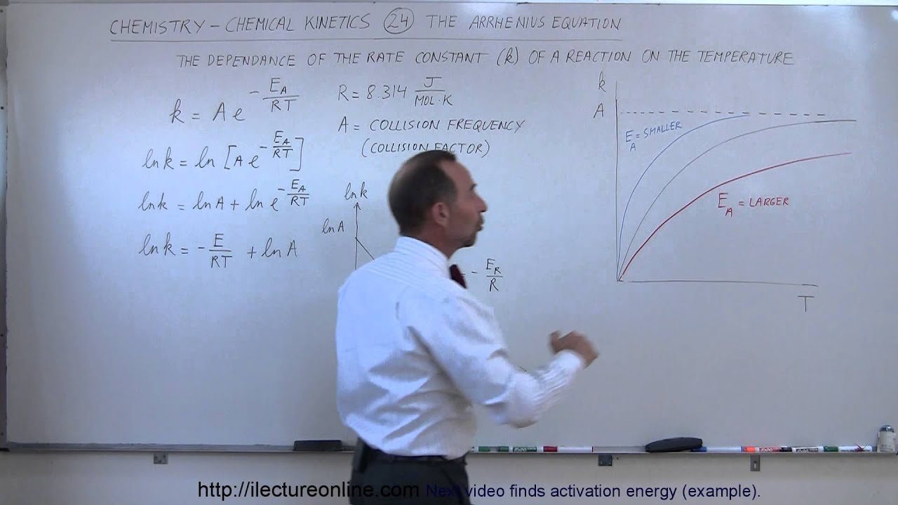 Chemistry - Chemical Kinetics (24 of 30) The Arrhenius Equation