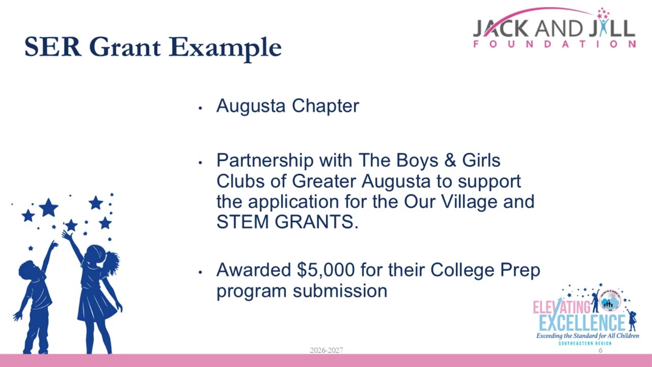 Jack and Jill Foundation Grants