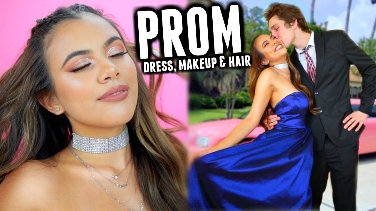PROM 2018: Dress, Makeup & Hair ♡ (GRWM)