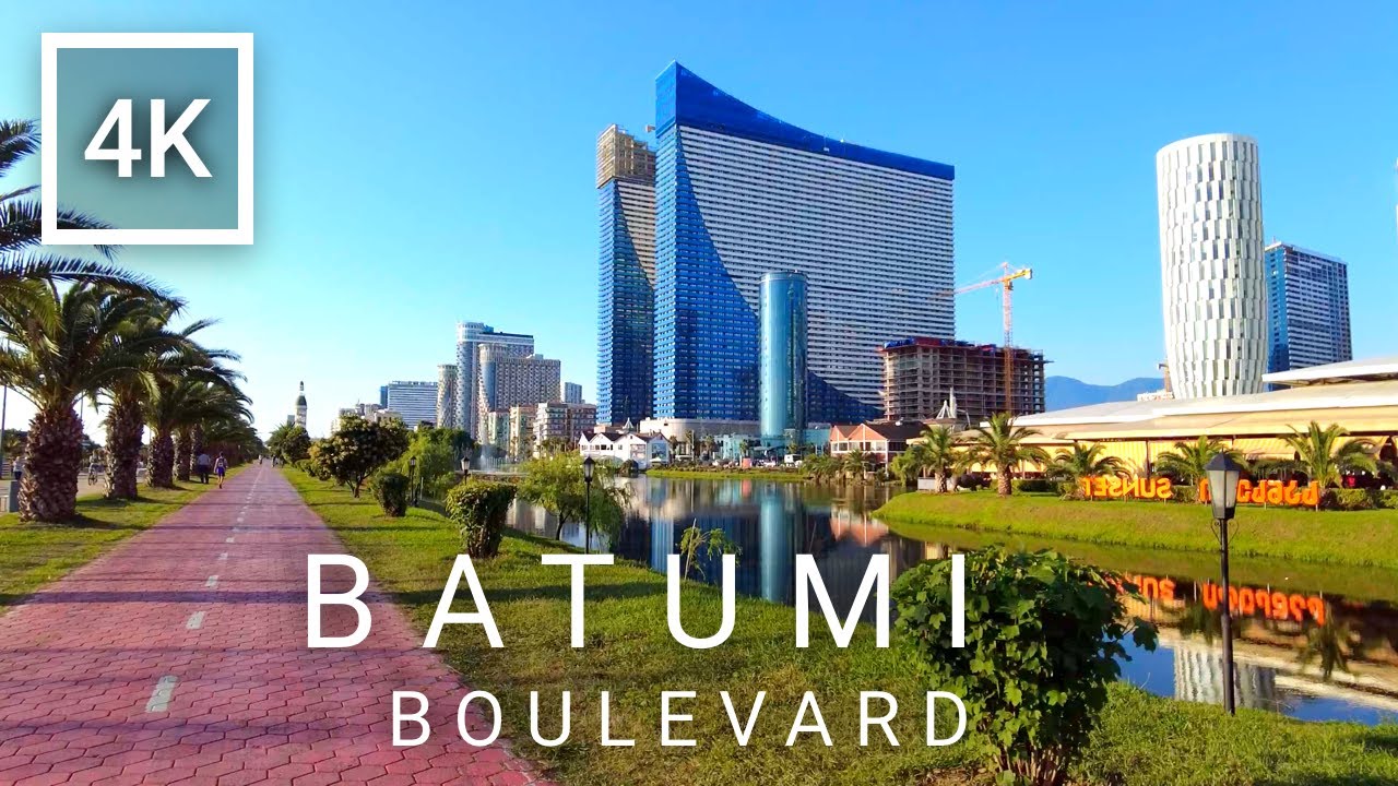 Batumi Boulevard Tour / ბათუმის ბულვარის ტური [4K]