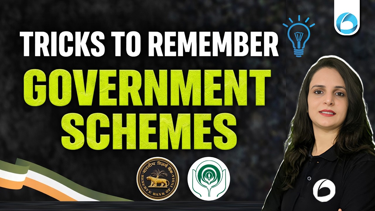Tricks to Remember Government Schemes for NABARD Grade A | RBI Grade B