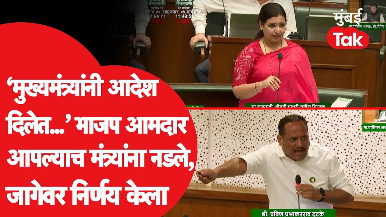 BJP आमदार आपल्याच मंत्र्यांना विधानसभेत भिडले, मुख्यमंत्र्यांचं नाव घेत काय बोलले? काय घडलं?