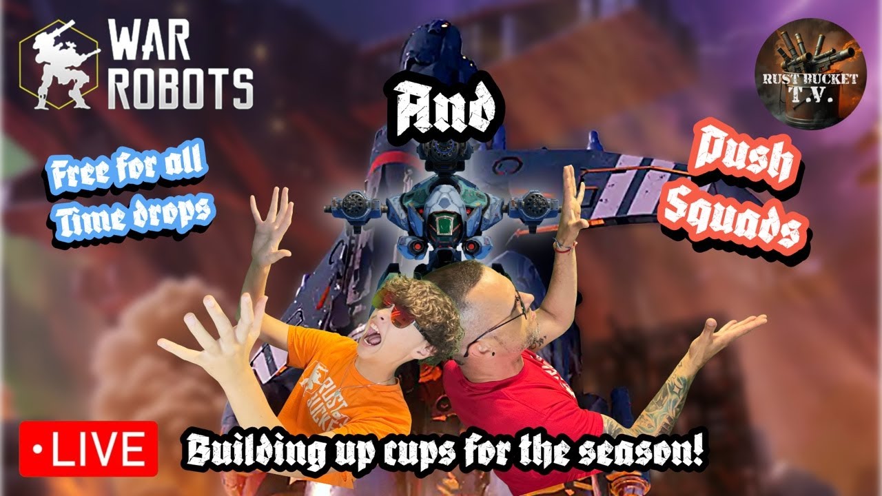 🔴Free for All Time Drops + Push Squads - War Robots