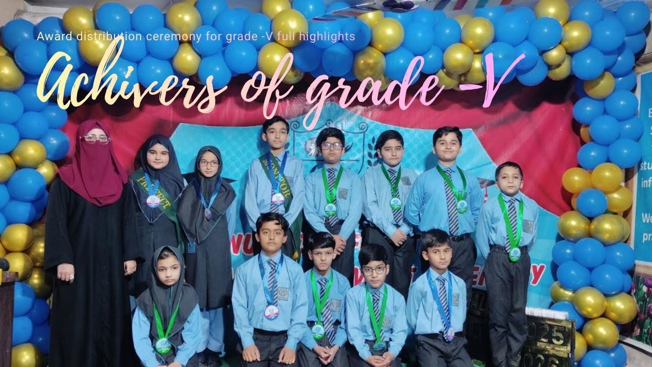  Achievers of grade - V full highlights of our stars ✨ receiving awards in Instill School System