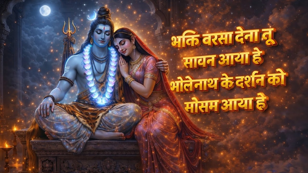 भक्ति बरसा देना तू सावन आया है भजन | har har Mahadev, Shiv, Jay Mata Rani, Bholenath, bhole, Baba |