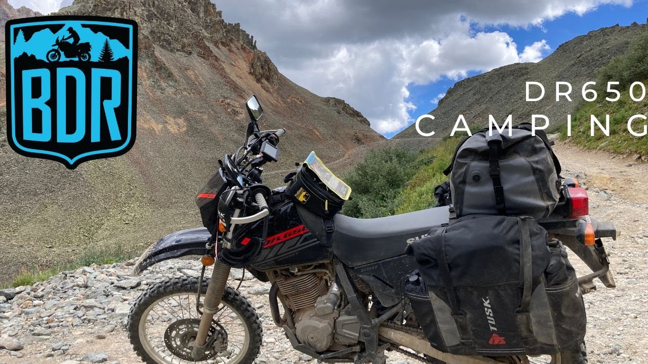Colorado BDR Camping on DR650