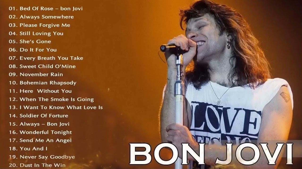 Guns N Roses, Nirvana, Air Supply, Bon jovi, Led Zeppelin, Scorpions   Slow Rock Love Song 80s 90s m