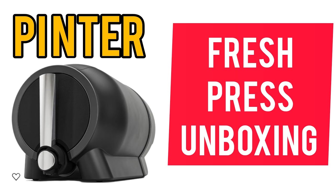 Pinter fresh press unboxing - Pinter brews coming soon to the channel