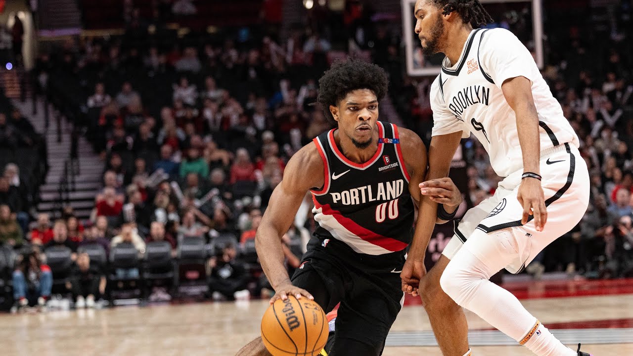 TB - Scoot Henderson - 39 Points, 8 Three-Pointers, 6 Assists vs Nets - 2024-25 Regular Season