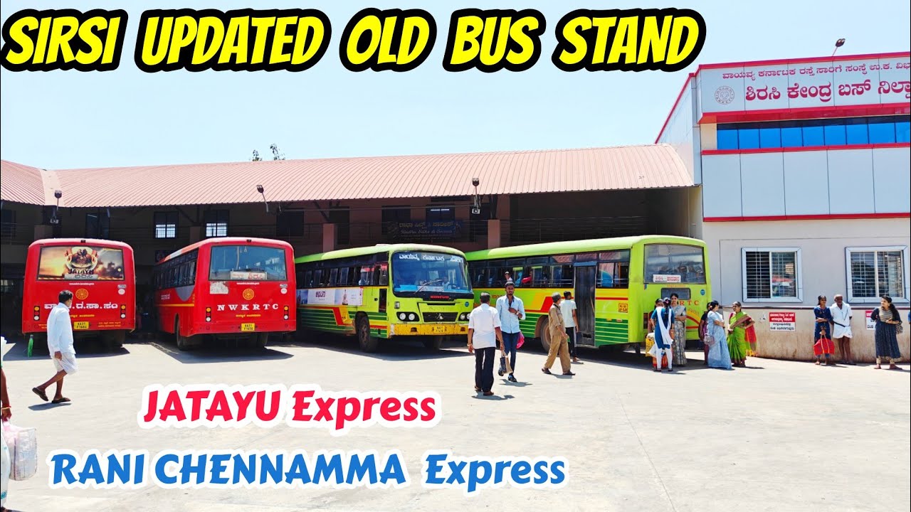SIRSI UPDATED OLD BUS STAND| Social media Trending Buses #bussid #bus #vlog #travel #trending #volvo