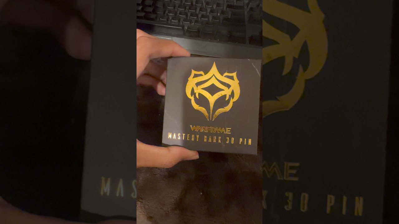 Warframe True Master pin have Arrived!!!! 