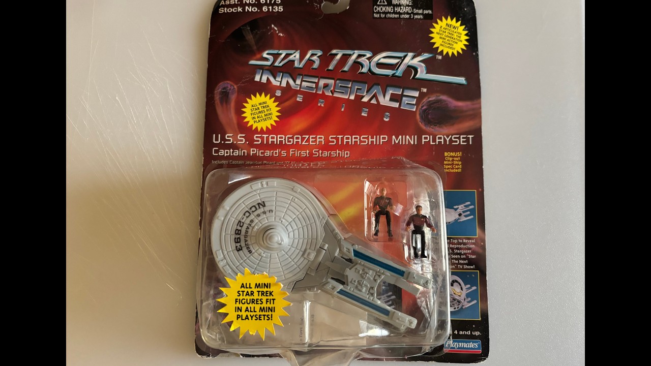 U.S.S. Stargazer Star Trek Innerspace Playset - UNBOXING