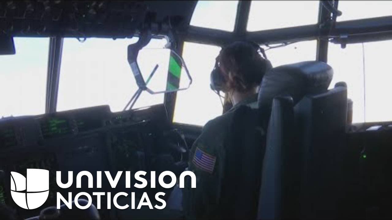 As&iacute; es la experiencia de volar en un avi&oacute;n cazahuracanes dentro del potente Dorian