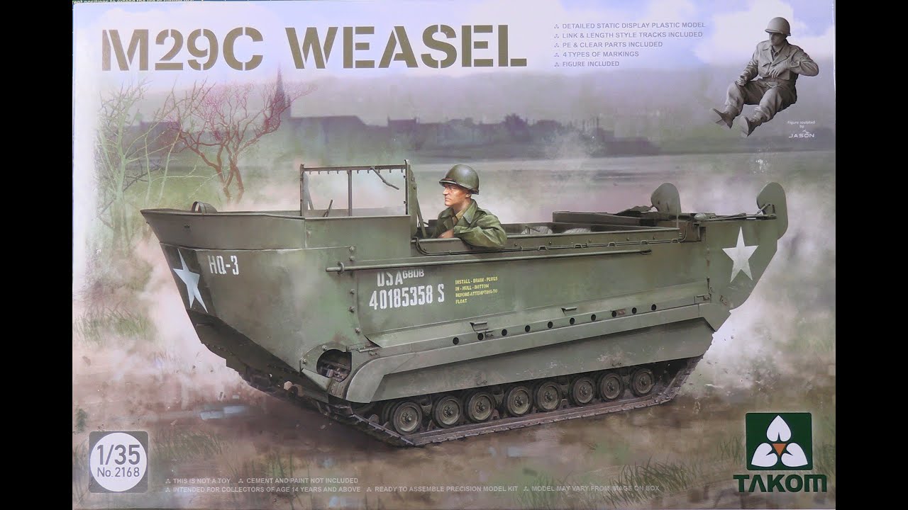 TAKOM 1/35 WEASAL M29C  KIT No2168 UPDATE 5