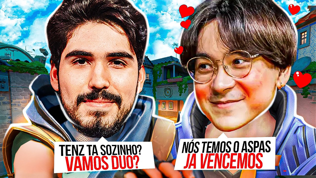 ASPAS e TENZ se encontram na RANKED e fazem o DUO mais CAMPEÃO do VALORANT!