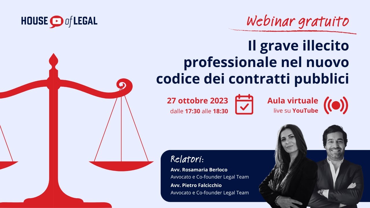 APPALTI PUBBLICI. Grave illecito professionale nel nuovo codice dei contratti pubblici