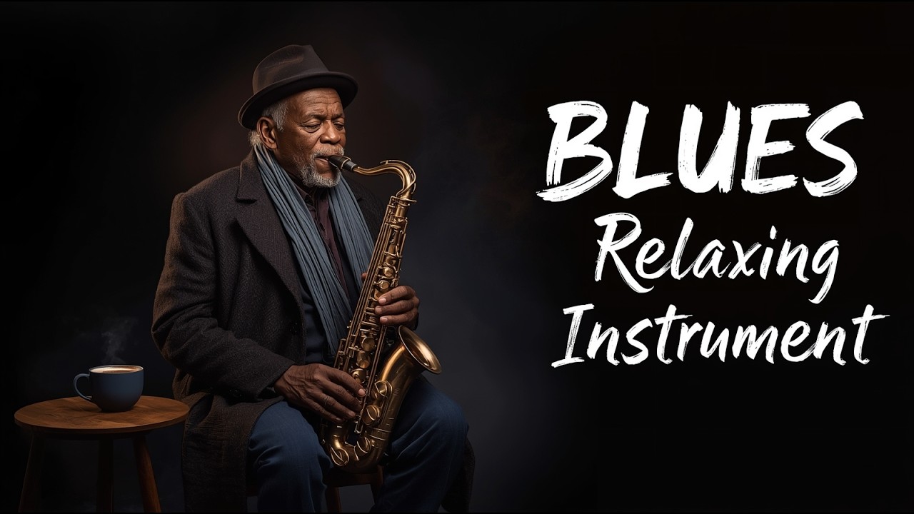 Lonely Night Deep Blues | Slow & Soulful Guitar Instrumental #517