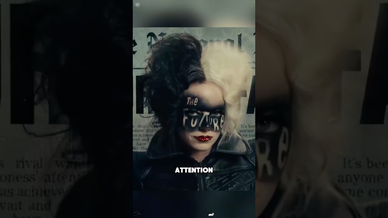 The black-and-white-haired girl became the new fashion queen with her stunning designs.#shorts#movie