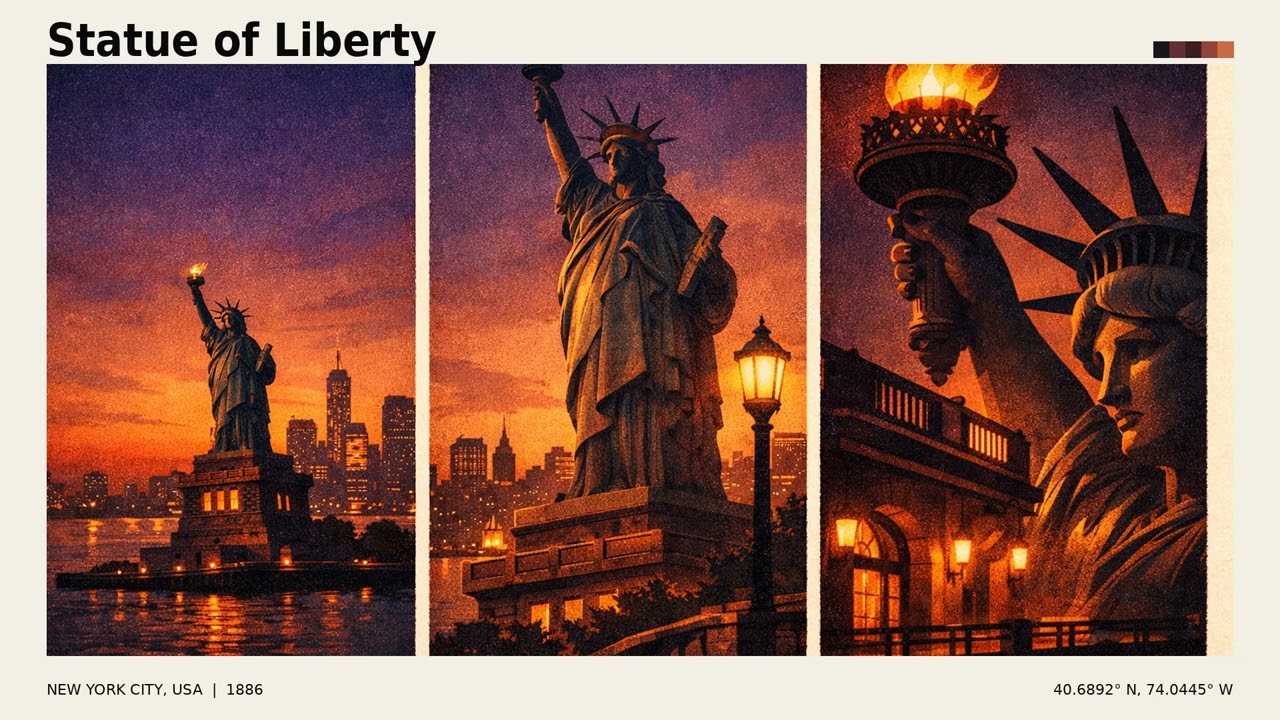 Jazz Lofi House Mix | Statue of Liberty | Late Night Chill Vibes