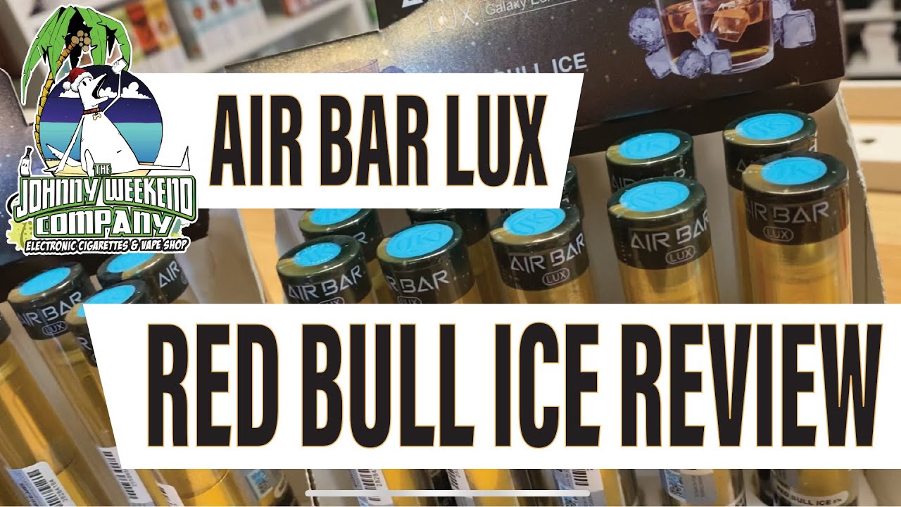AIR BAR LUX RED BULL ICE disposable vape review!