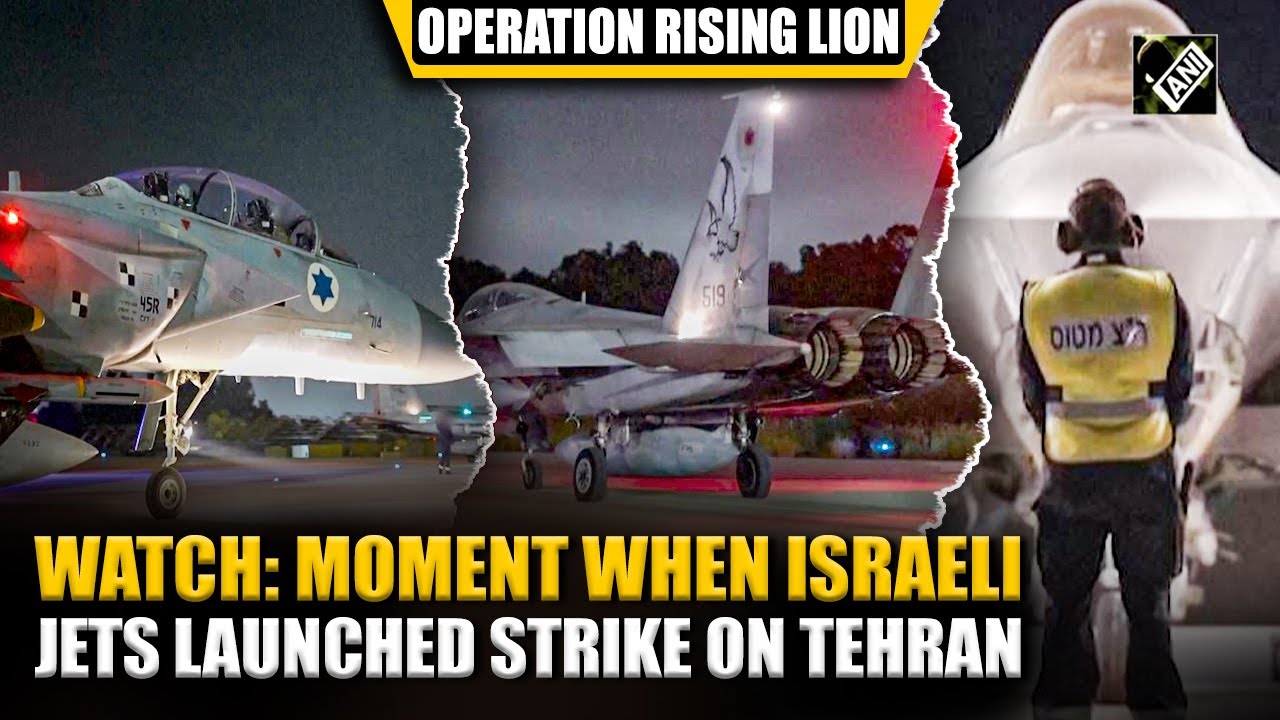 WATCH!  Israeli army releases footage of IDF Air force jets taking off to strike Iran