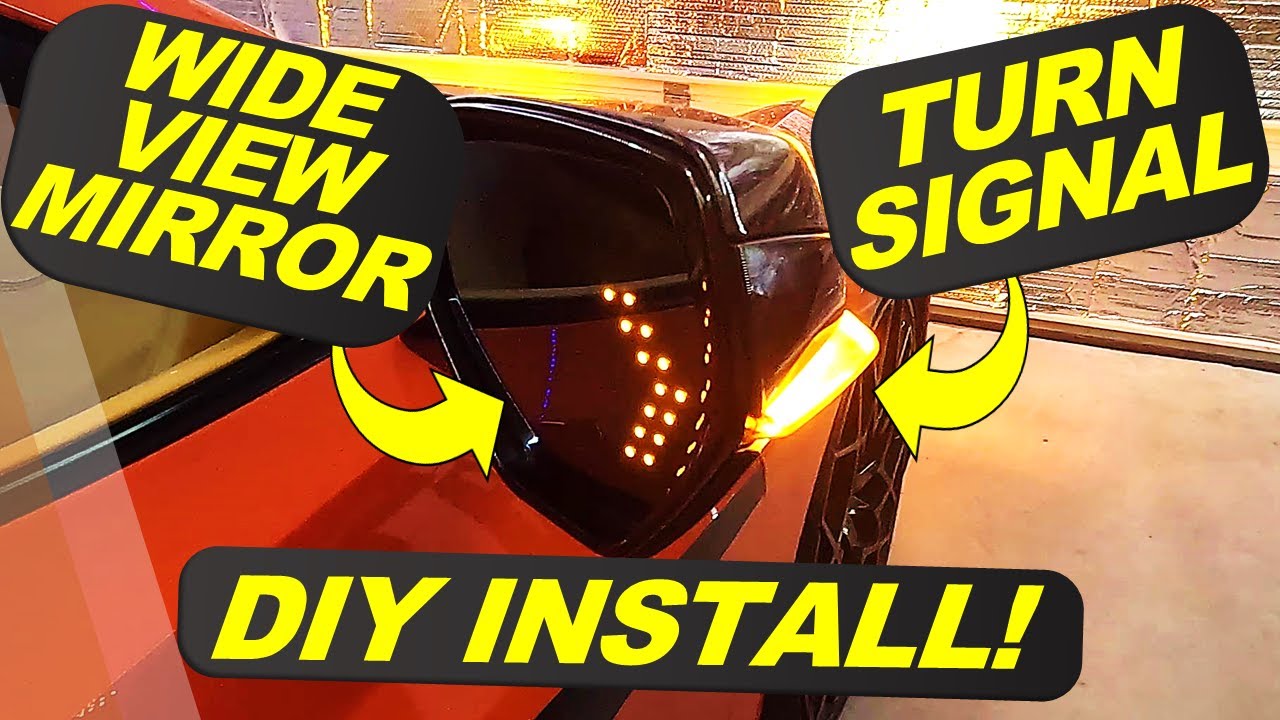 Install Guide| C8 Paragon Wide View Mirror & Turn Signal
