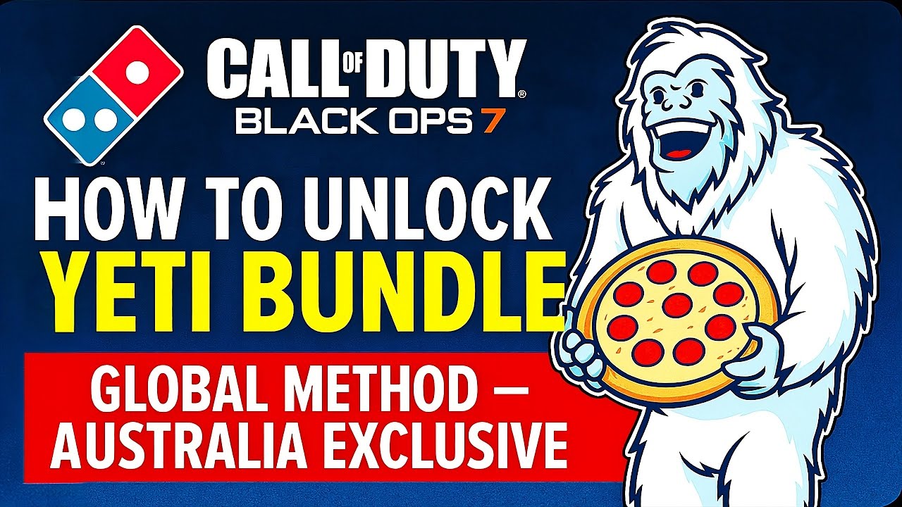 🌍 Black Ops 7 How to Get the Australia Dominos Yeti Bundle GLOBAL!