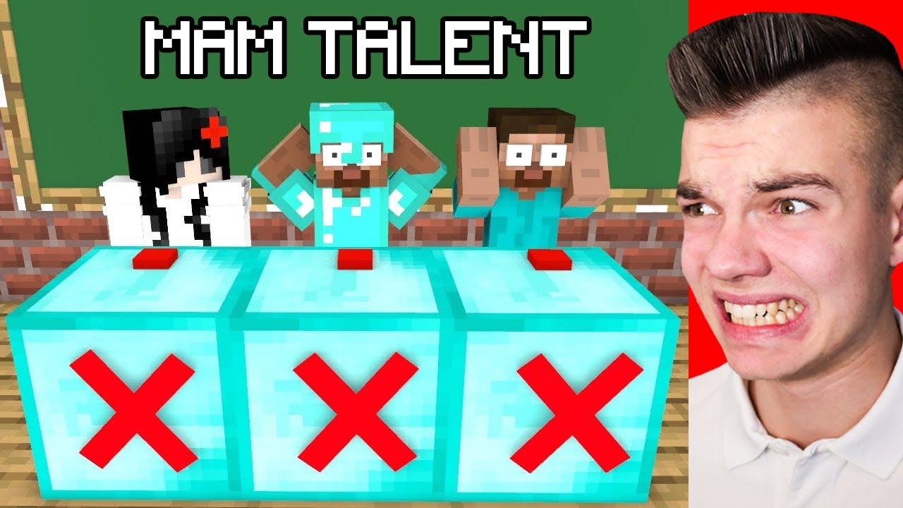 MAM TALENT w Minecraft! (śmieszna animacja)