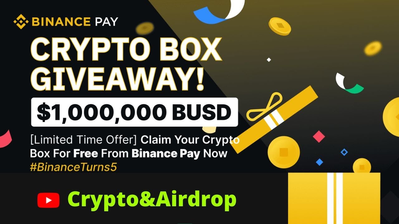 100% Free | Crypto Box Giveaway | Binance pay | No invest free busd earn