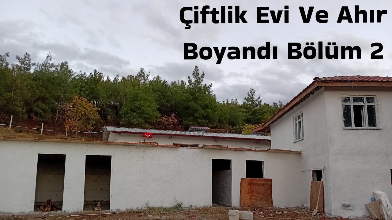 Çiftlikte Tadilat (Ahır ve Ev Boyandı) #keşfet #youtube #tadilat #aboneol 