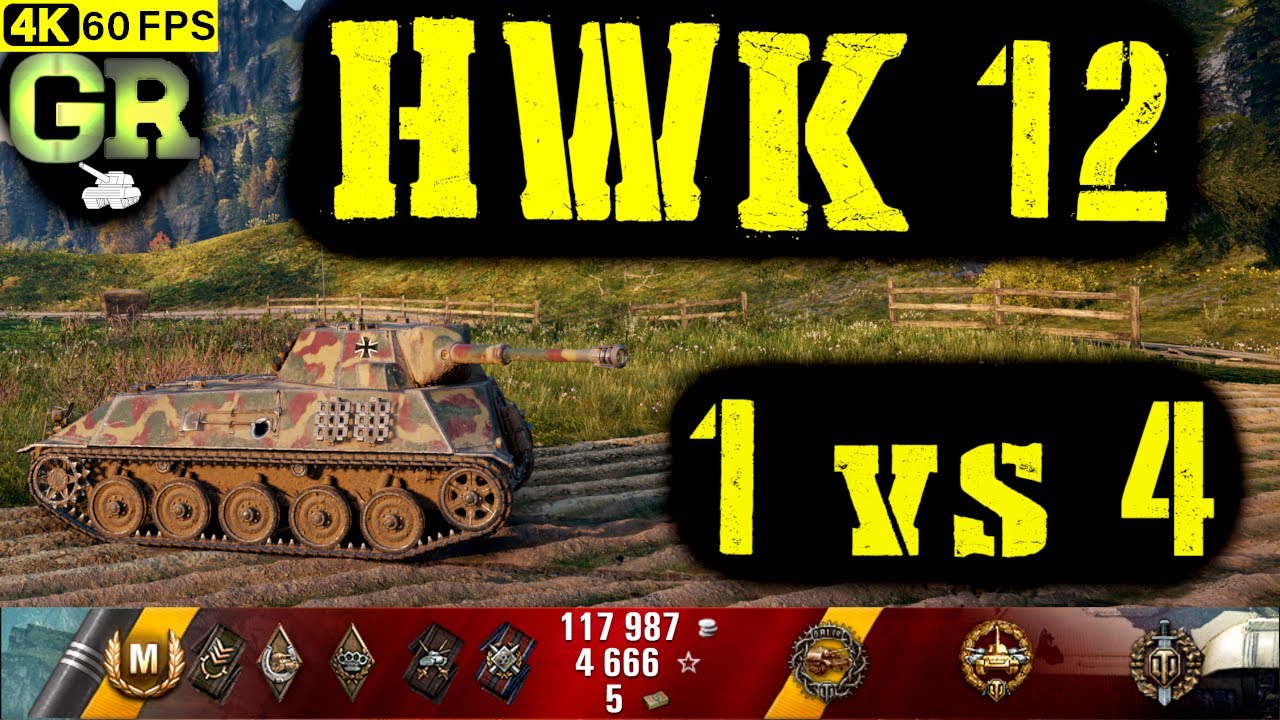 World of Tanks HWK 12 Replay - 6 Kills 5.6K DMG(Patch 1.4.0)