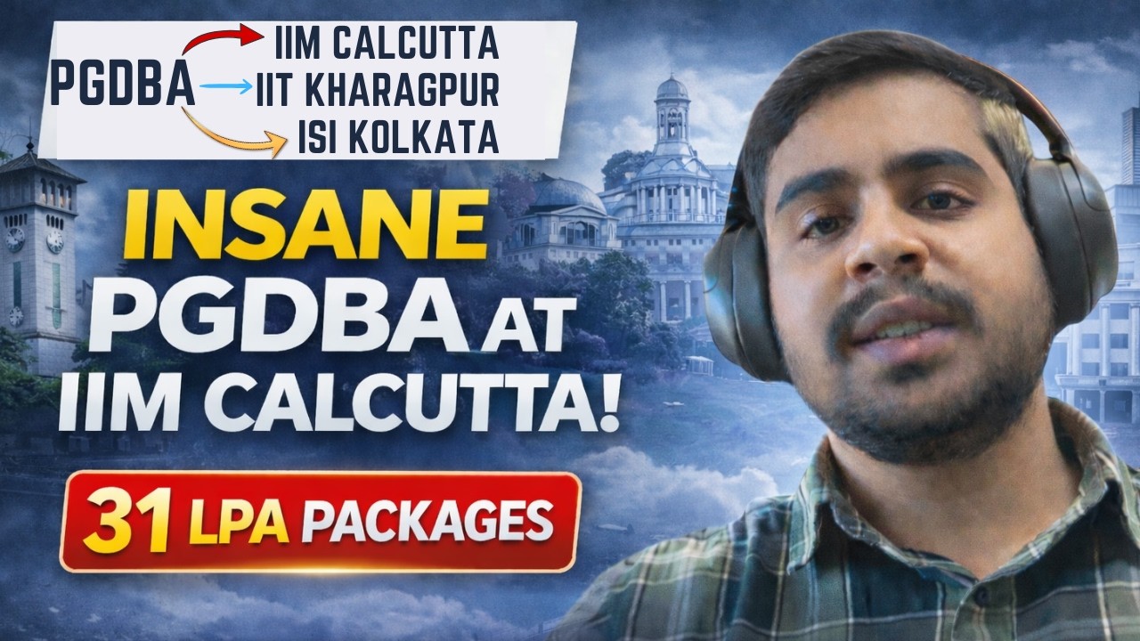 PGDBA @iimcalcutta HONEST Review 2026 | Current Student Reveals EVERYTHING .