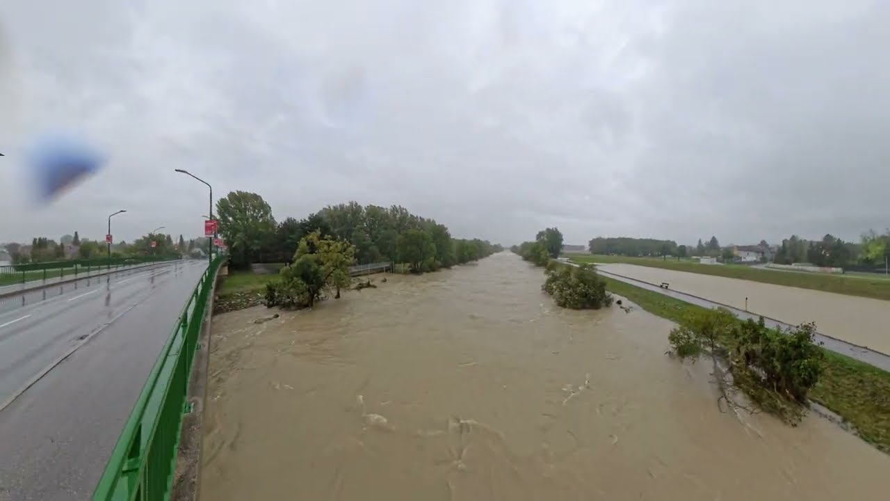 Hochwasser St. Pölten - Wieder starker Regen | Strong Rain Returns | Novi Jaki Pljuskovi
