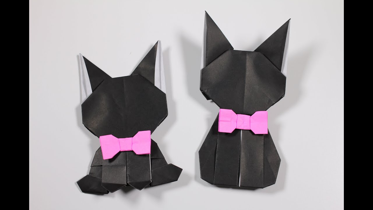 how to origami Animal : Cat