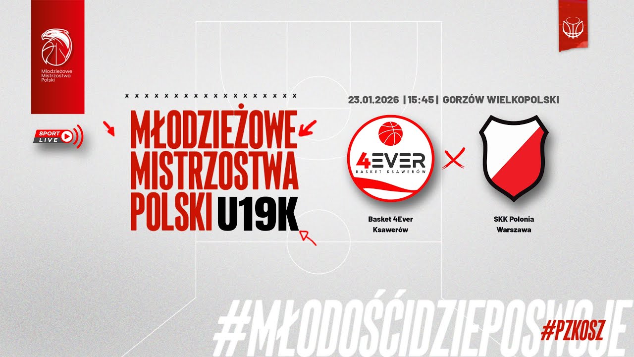 Basket 4Ever Ksawerów - SKK Polonia Warszawa (1/4 MMP U19K)
