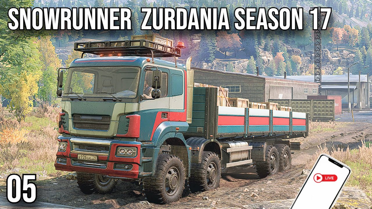 SNOWRUNNER | LIVE 🔴 WELCOME TO ZURDANIA | NEW TRUCKS SNOWRUNNER SEASON 17