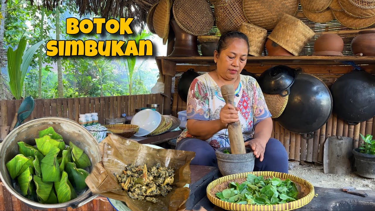 GAWE BOTOK SIMBUKAN || MENCARI DAUN SMBUKAN DI HUTAN