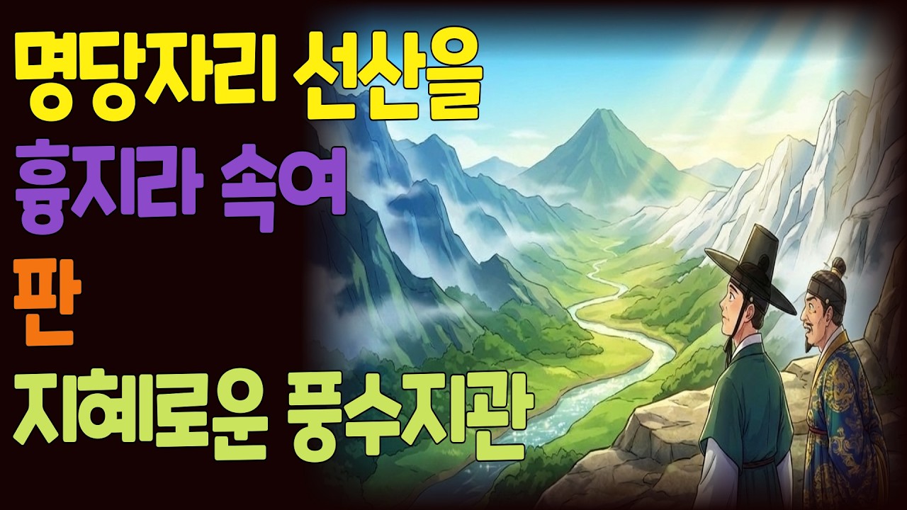 명당자리 선산을 흉지라 속여 판 지혜로운 풍수지관