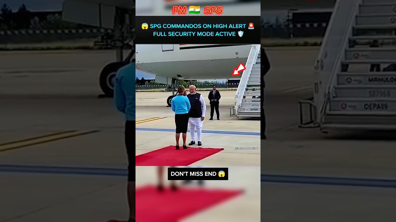 SPG COMMANDOS ON HIGH ALERT 🚨 FULL SECURITY MODE ACTIVE 🛡️🇮🇳 #shorts #viral #pmmodi #security