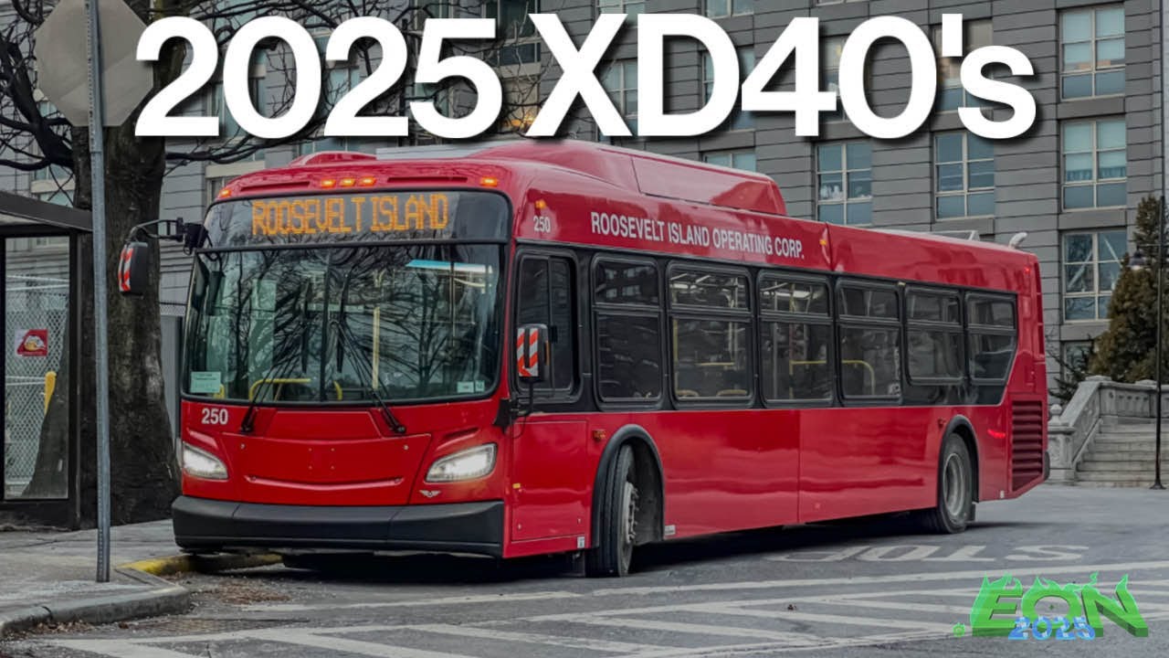 ⁴ᴷ Brand New RIOC 2025 New Flyer XD40 Action (1/12/25)