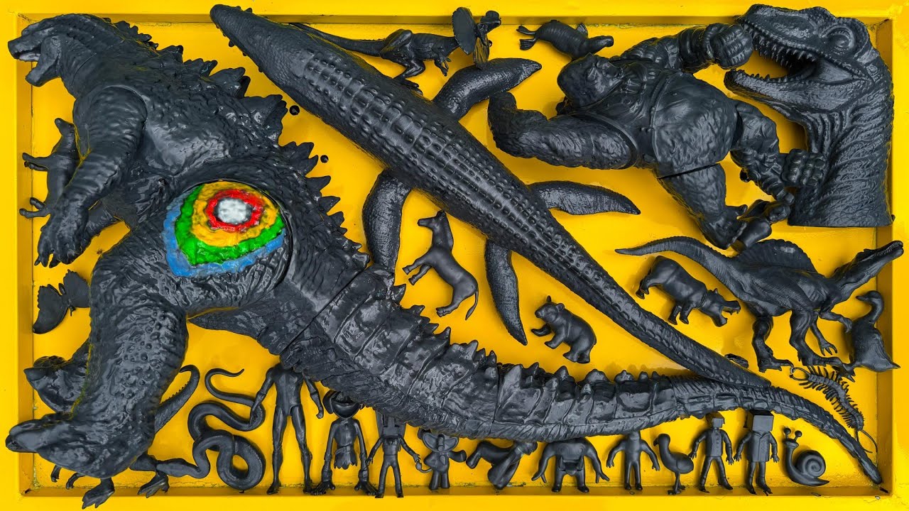 Dinosaurus Jurassic World Dominion: T-rex/ Brachiosaurus/ Skibidi/ Spider-Man/ KingKong/ KingGidorah