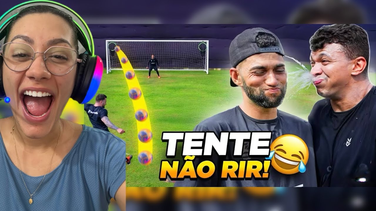 REACT: QUEM RIR NÃO PODE CHUTAR 😂💦 - Canal Reversão