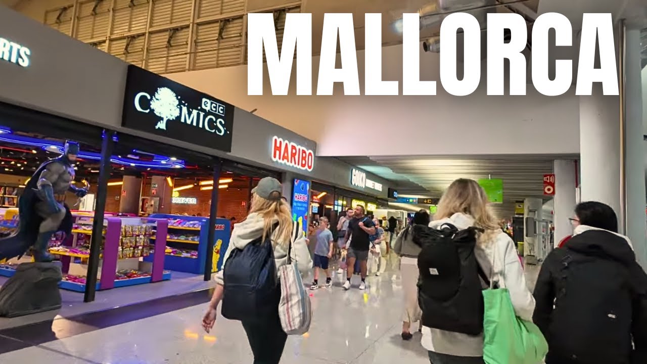 Ankunft Walking Tour Flughafen Airport Palma Mallorca 🇪🇸Juni 2024